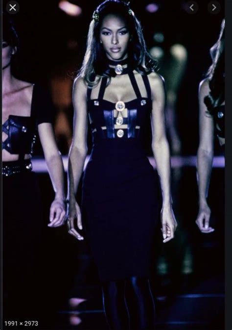 90s versace bondage|Versace runway 1992.